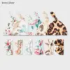 Insular 3pc Newborn Printed Scarf Fetal Cap Hair Band Baby Printed Scarf Baby Swaddling Towel Set Baby Wrapping Swaddle Blanket 2