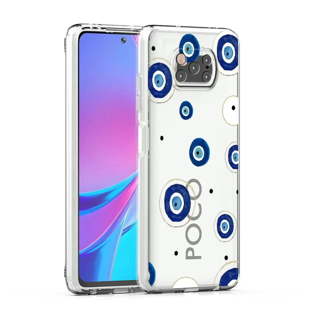 Blue Eye Art Clear Phone Case Cover