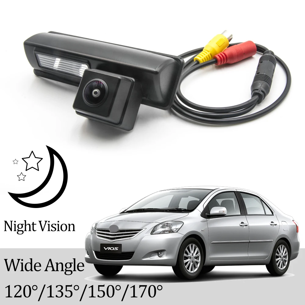 Ccd Hd Ahd Fisheye Rear View Camera For Toyota Vios Ii/belta Xp90 Sedan