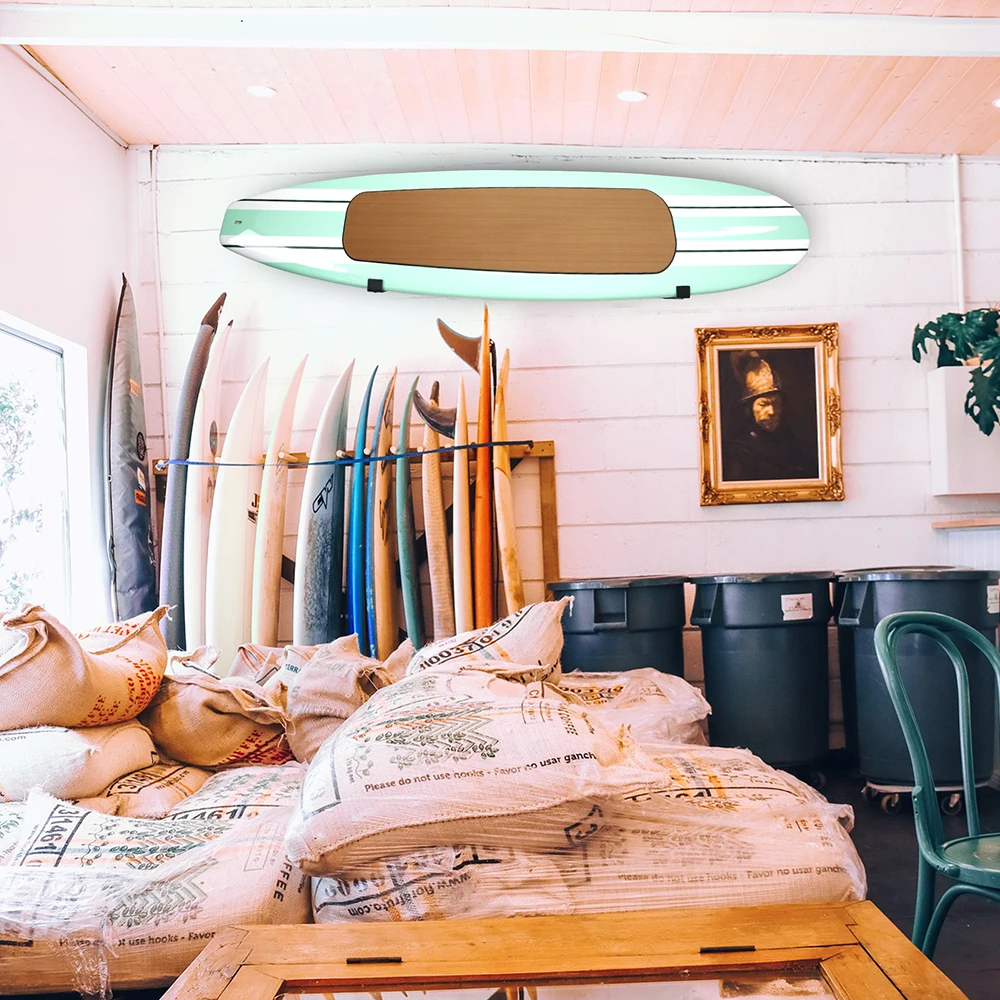 Aluminum Surfboard Wall Rack Display Stand Mount Storage Rack Indoor for SUP Longboards and Shortboard Multifunctional 2PCS/Set 6