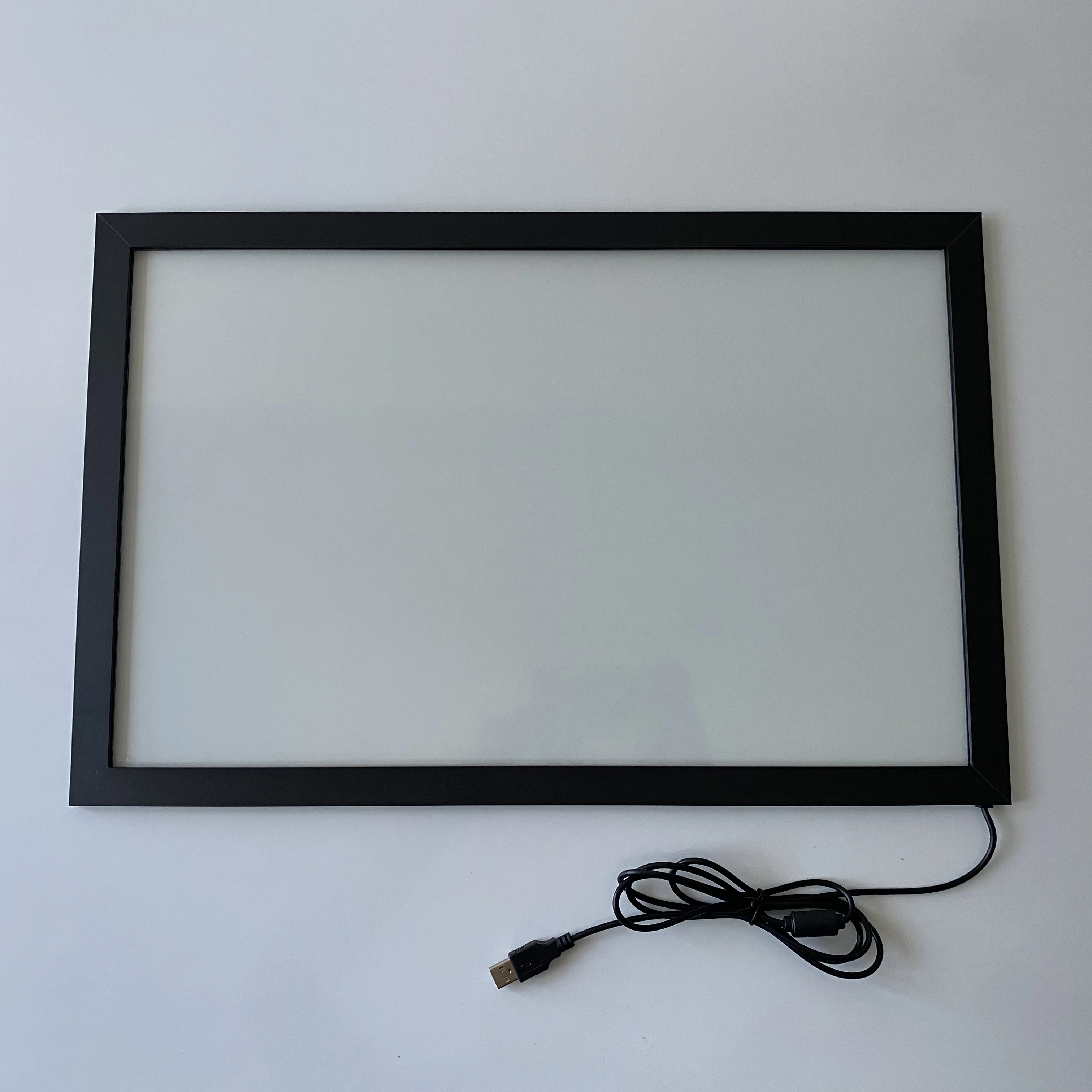 22 Inch Multi Interactive Infrared Touch Frame IR Touch Screen Overlay Kits IR Screen Panels 2mm Tempered Glass