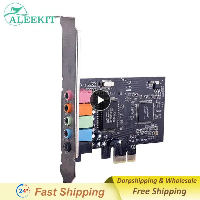 

Воспроизведение 5,1 каналов Pci-express звуковая карта Pci Express Xi-e Cmi8738, легкий Высококачественный портативный чипсет