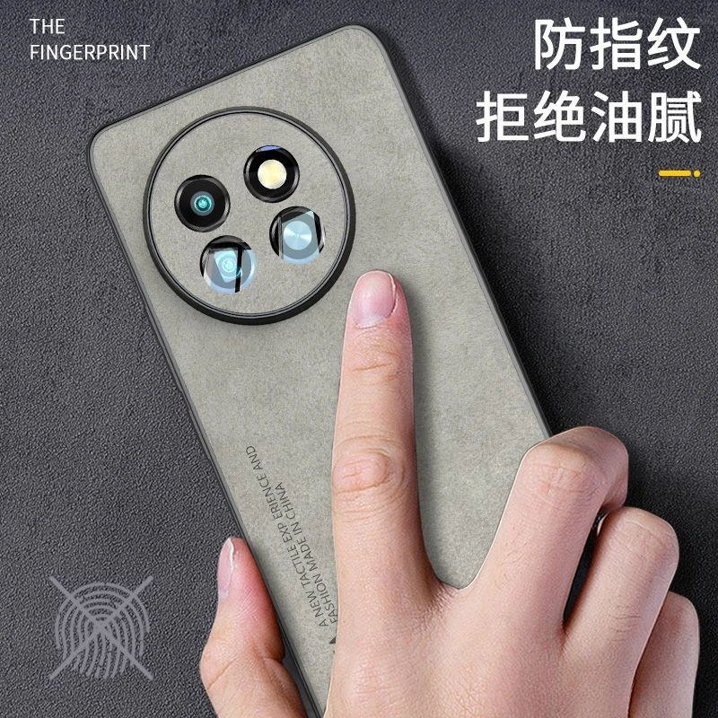 Luxury Skinsheep Leather Shockproof Silicone Bumper Case with Camera Protection