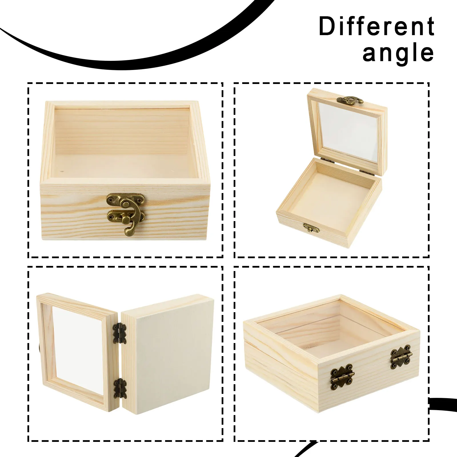 

Brand New Fashionable High Quality Christening Christmas Eve Wedding Wooden Box Storage S/M/L/XL Keepsake Boxes