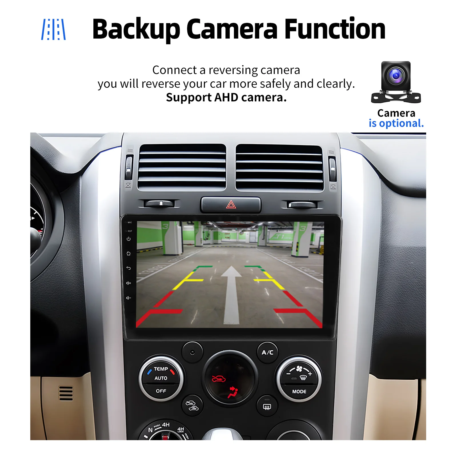 ESSGOO Android 15 Autoradio 9" IPS Wireless CarPlay Android Auto für Suzuki Grand Vitara 2005-2015 GPS Navigation KI Stimme ChatGPT WIFI Lenkradsteuerung Bluetooth FM RDS Mirror Link Touchscreen – Detail 20