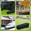 5PCS/1PCS Sun Lounger Cover Outdoor Garden Sunbed Cover Patio Lounge Chair Recliner Protective Cover Furniture Waterproof Cover 6