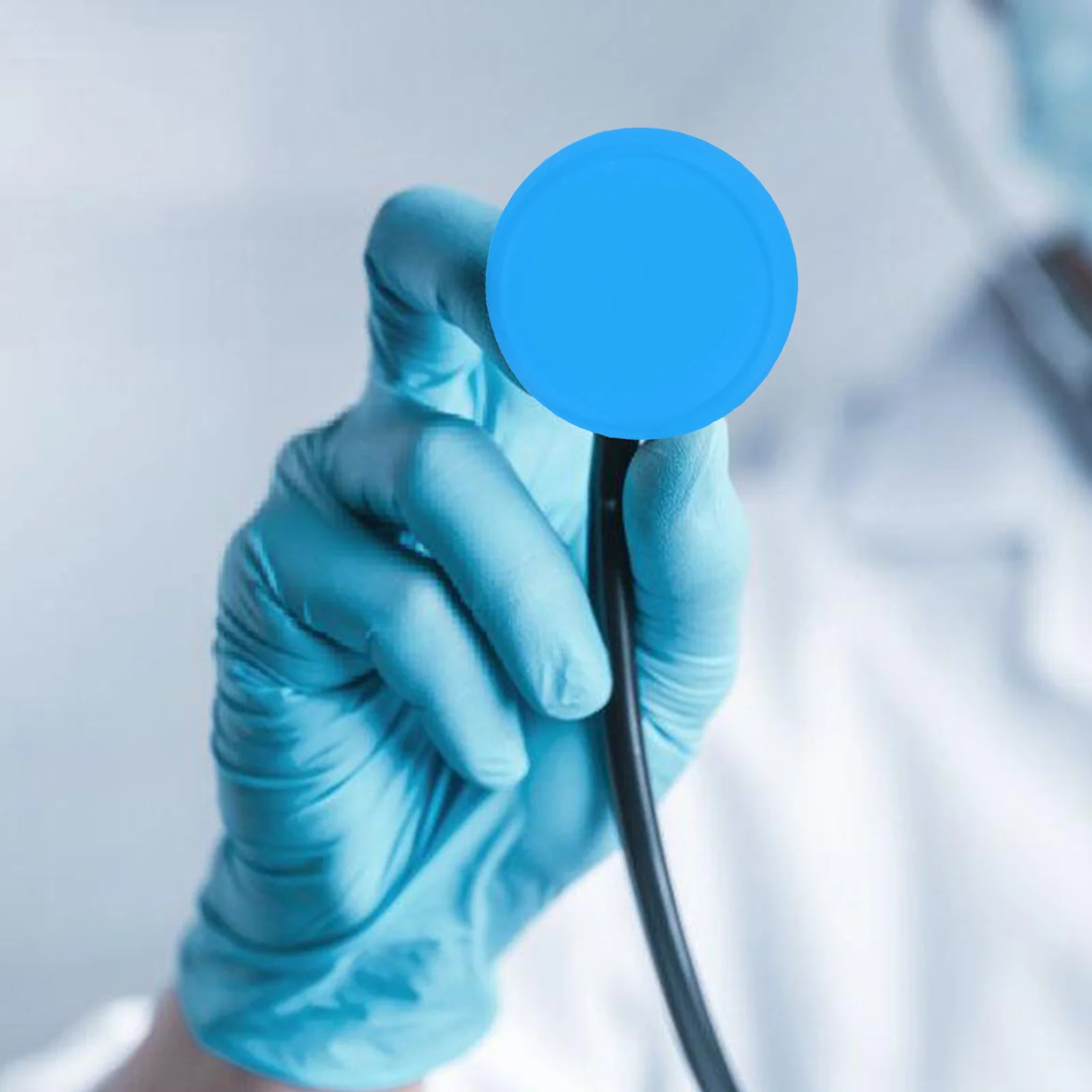 12 Pcs Stethoscope Covers Set Holder Bell Cover Diaphragm Machine Baby Silicone Protector Head Accessories Medical Device