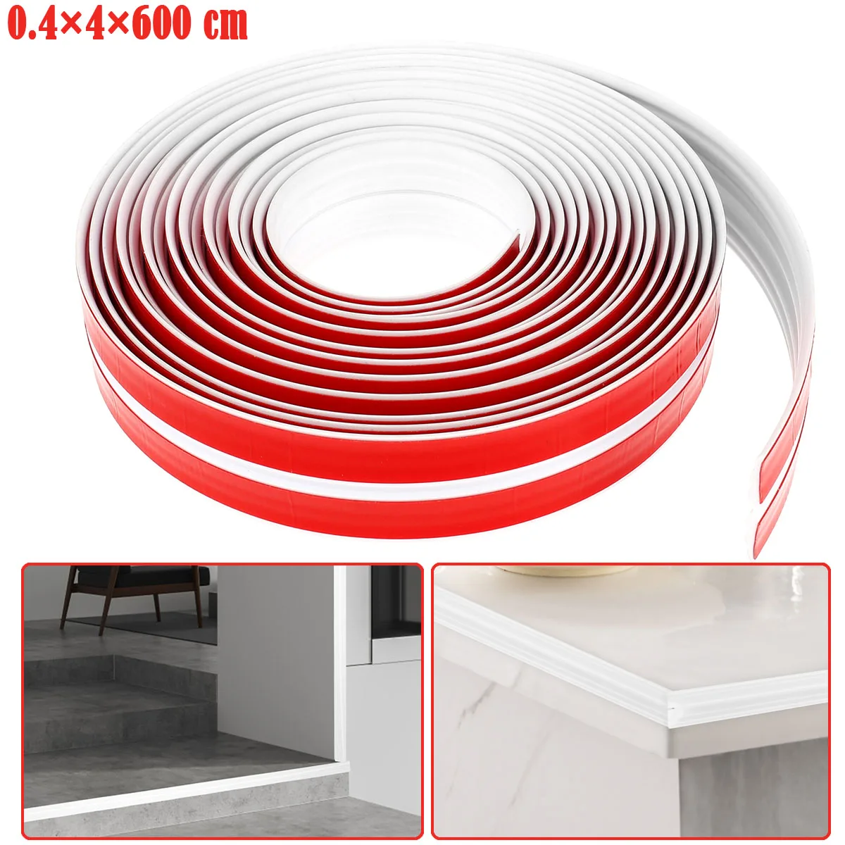 4x600cm Table Corner Anti-Collision Strip Furniture Edge Corner Protector Self Adhesive Wall Protectors for Baby Safety