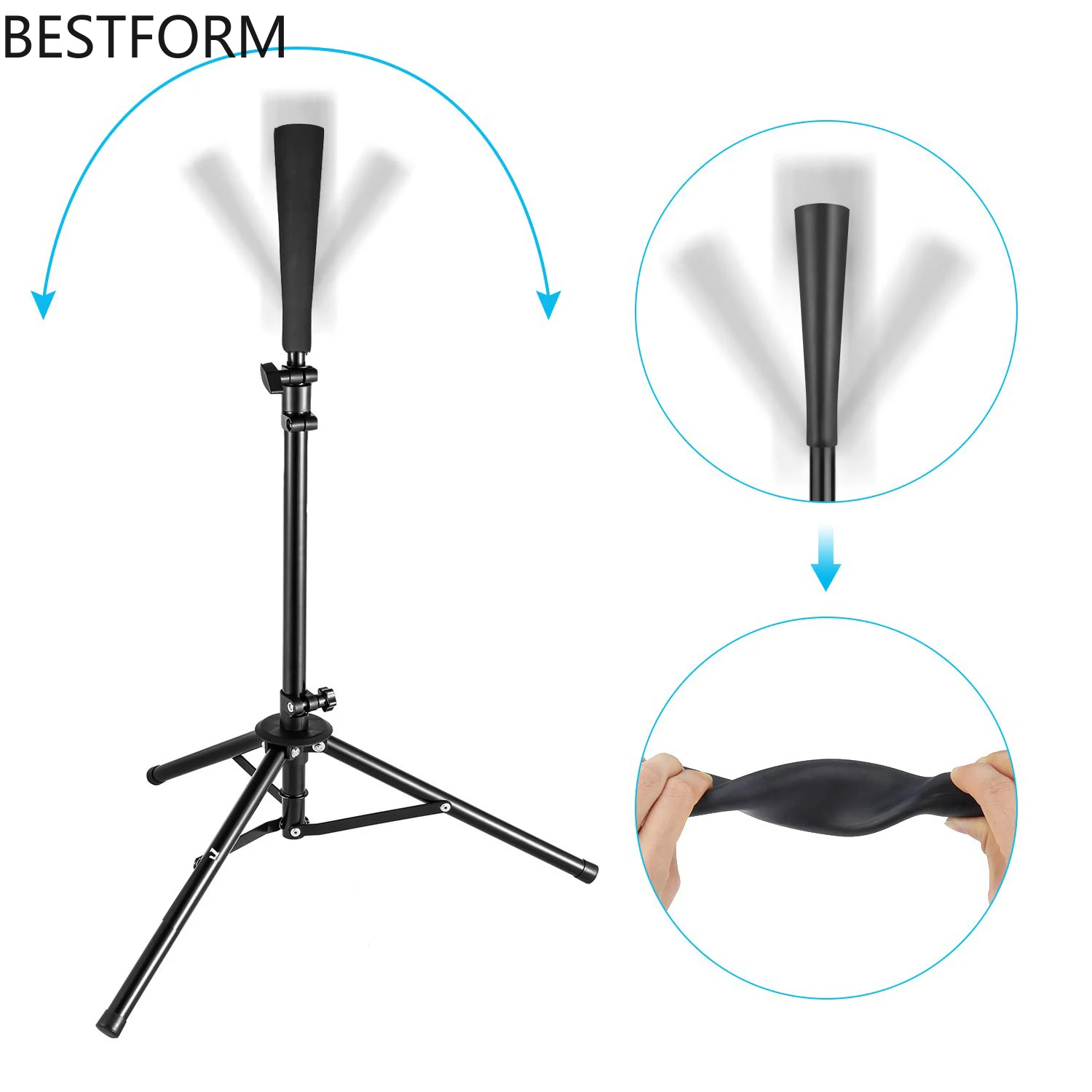 Baseball Batting Trainer rubber topper Softball Accessories Practical Durable Training Holder Aid Training Equipment Display