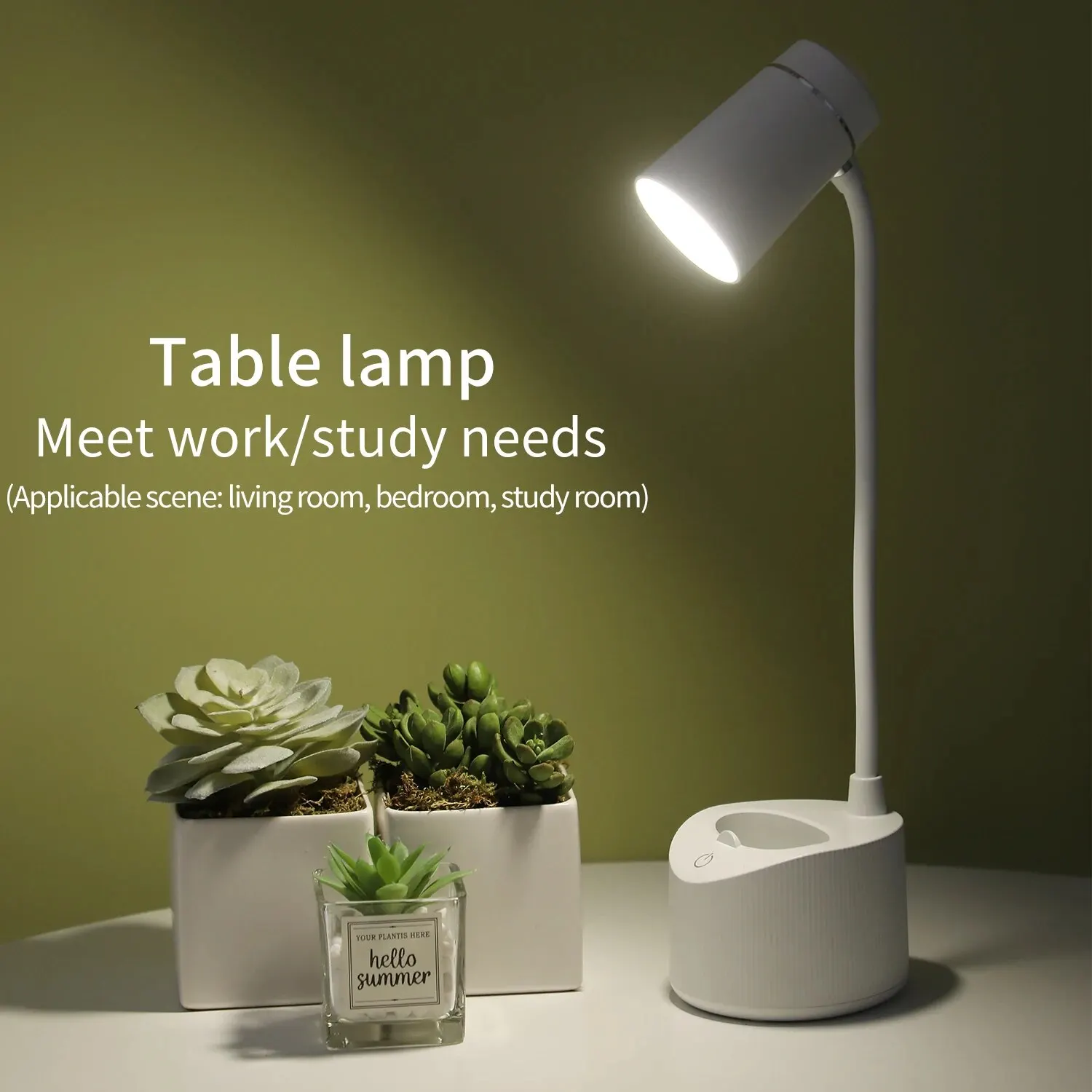 USB 충전 LED 테이블 램프 일몰 램프, 터치 디밍 침실 장식, 분위기 야간 조명, 독서 책상 조명, 여자 친구 선물
