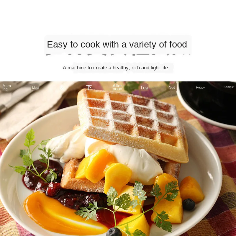 Eurogauge Pancake Waffle breakfast maker Griddle Commercial mini electric pancake stall cake baking machine 4