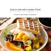 Eurogauge Pancake Waffle breakfast maker Griddle Commercial mini electric pancake stall cake baking machine 4