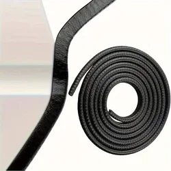 Premium Car Door Edge Rubber Protector Strip - Anti - Scratch & Collision - Resistant Decorative Seal (Black)