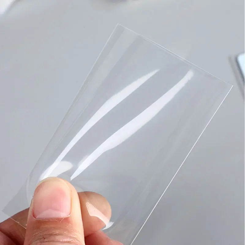 50pcs Kpop Card Sleeves Anti-scratch Transparent Protector Bag DIY idol Card Holder Album Binder for Album Protection photo card holder photocard protector photocard holder