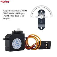 DM-S0020 2.1g RC Micro Servo 180 Degree 4.8V-6V 2g Sub Mini servo for RC Hobby Parts - Image 2