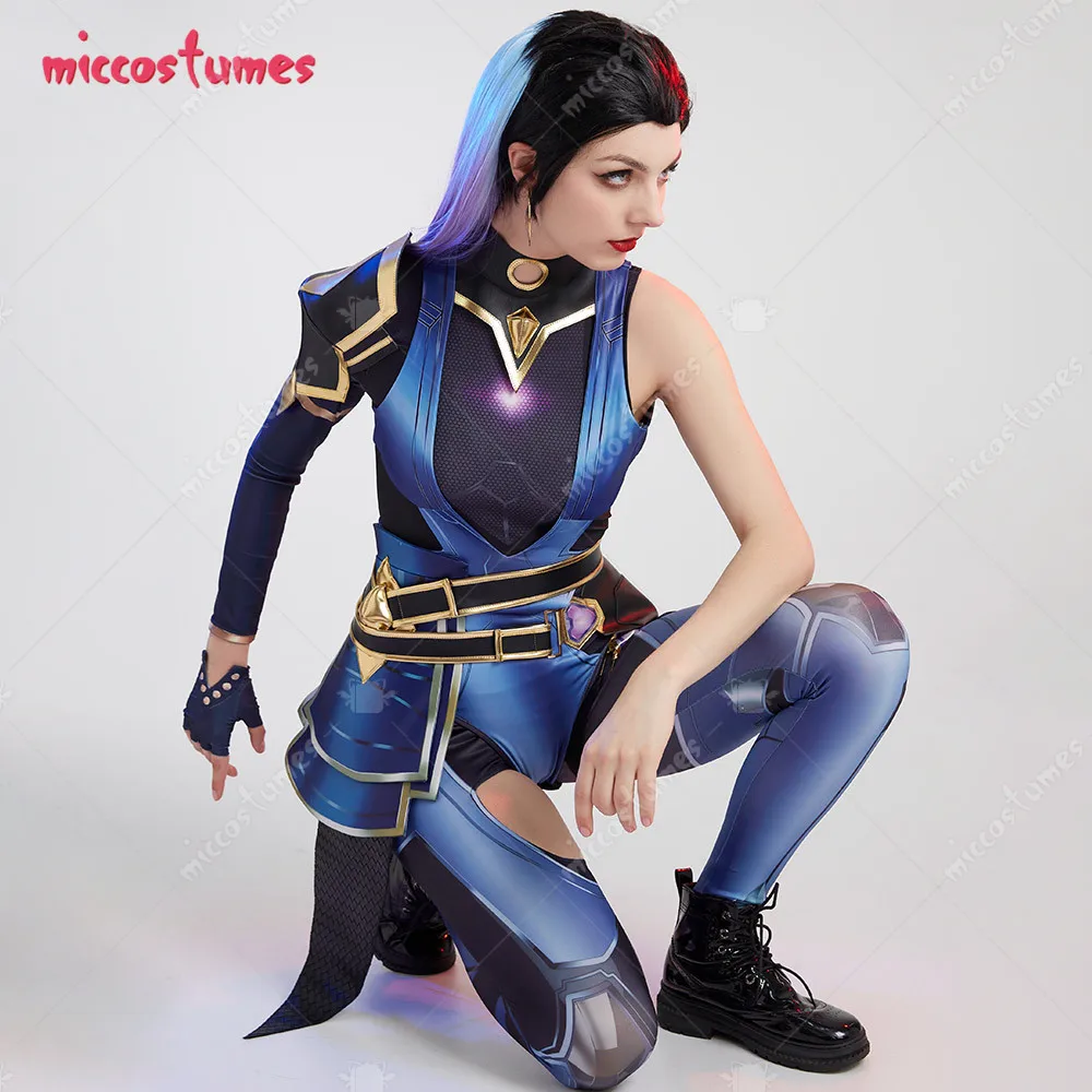 Frauen Reyna Bodysuit Cosplay Kostüm mit Hose und Ohrringen für Frauen Halloween Cosplay Kostüm 17