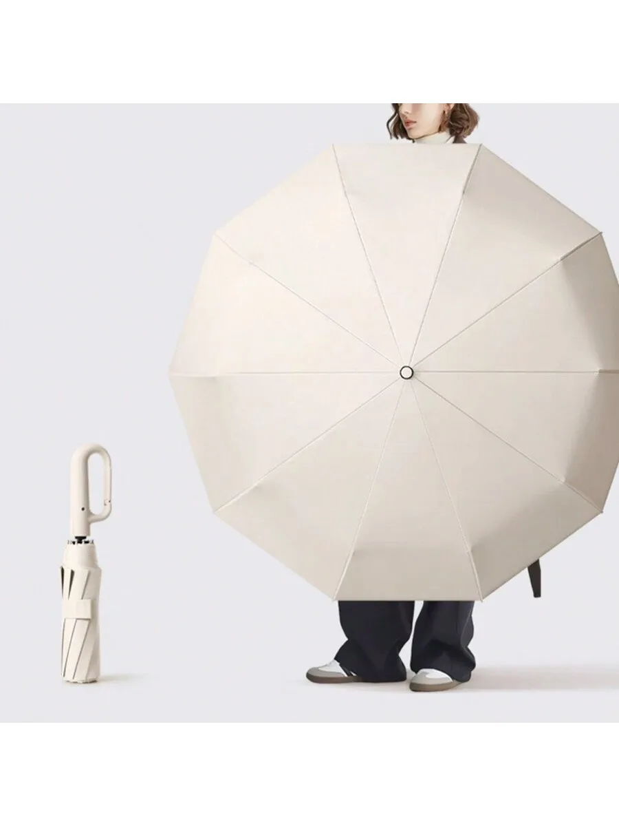 30 bone 105cm windproof umbrella reinforced automatic folding umbrella waterproof umbrella buckle handle men's