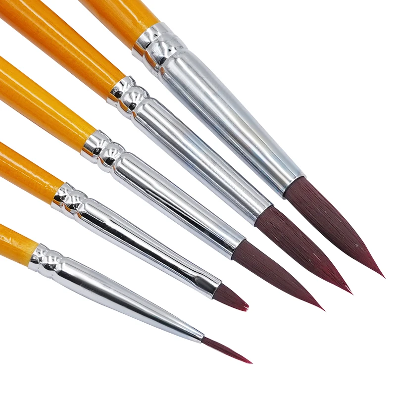 1pc Dental Porcelain Brush Pen for Dental Lab Equipment Dental Glaze Brush Pen Ceramic Porcelain Brush Pen Technician Tools