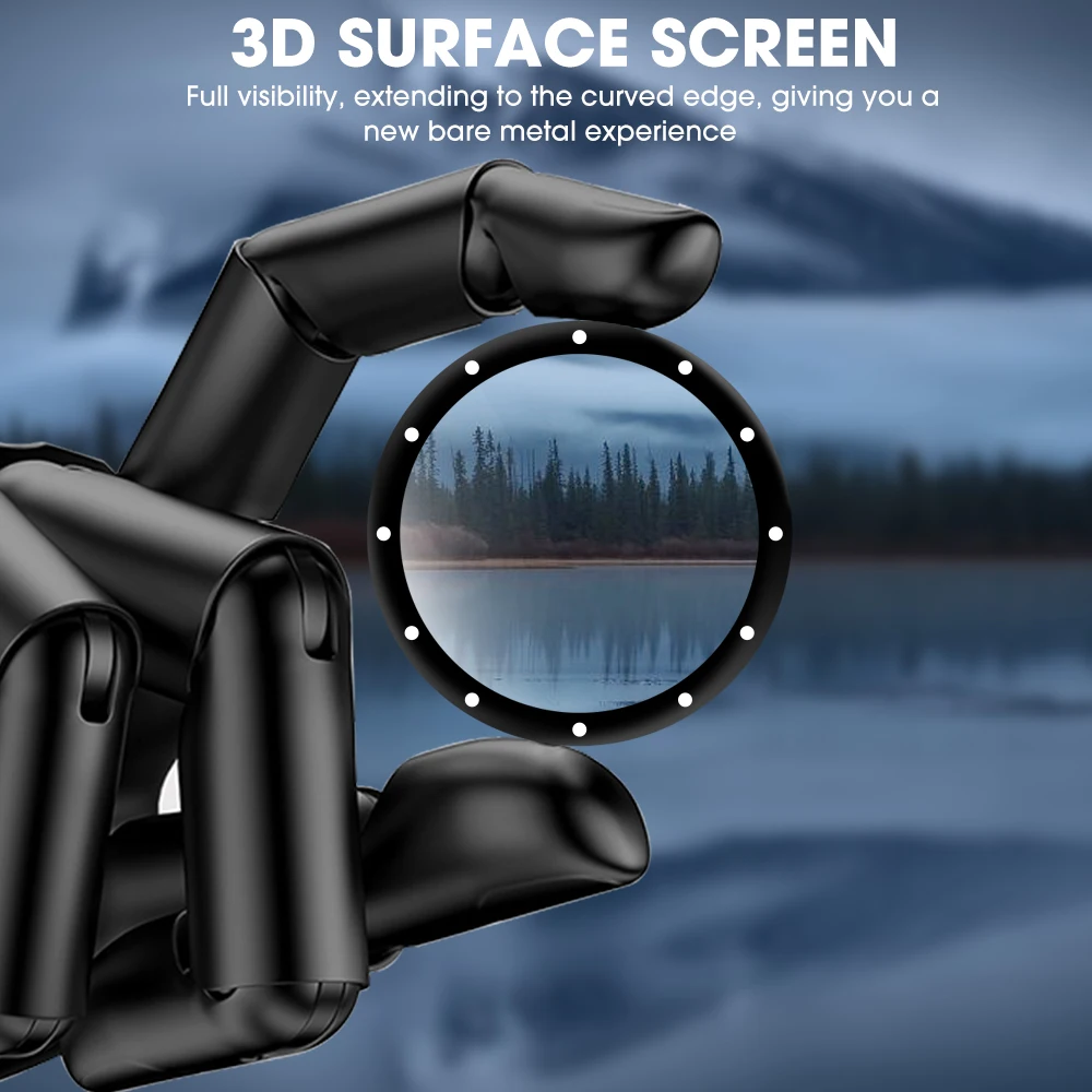 Soft 3D Curved Screen Protector Film - Anti-Scratch Protection for Smartwatches (1/3 Pack)