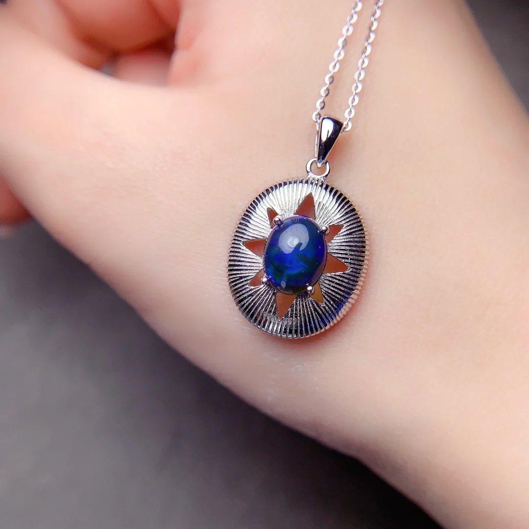 

Opal Pendant 925 Sterling Silver Women's free shipping 925 Sterling Silver Jewelry Certified Christmas Jewelry Women's Gems