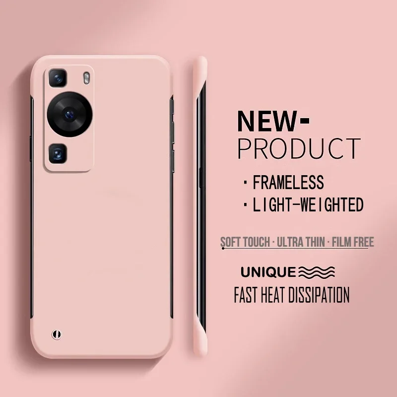 Frameless Matte Hard PC Phone Case and Protective Bumper Cover
