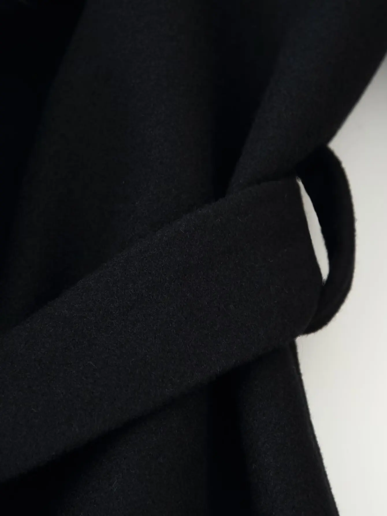 Women Autumn Winter Elegant Fur Collar Woolen Long Coat Female Temperament  Lapel Long Sleeve Double-Breasted With Belt Overcoat