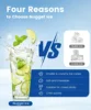 Nugget Ice Maker Counterto   Chewable Nugget Ice Cubes Machine,Quick Ice Making 34Lbs/Day Self-Cleaning 3