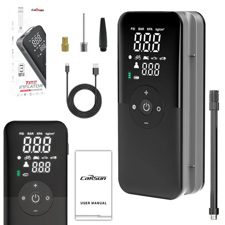 

12V Electric Air Pump For Car Portable Tyre Inflator Air Compressor Motorcycle Pump Air Compressor For Car Motorcycles Bicycles