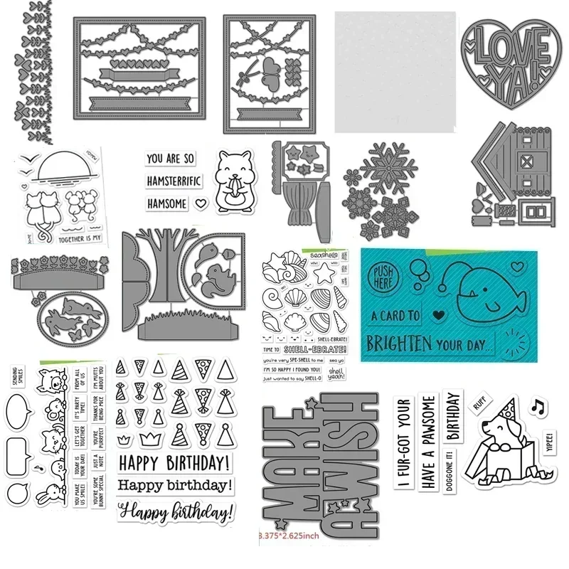 Metal Cutting die for craft scrapbook practice Photo album decoration process
