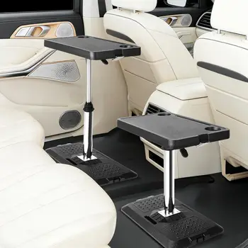Tavolino per Sedile Auto, Scrivania Regolabile per Laptop e Tablet, Vassoio da Viaggio Multifunzione per Sedile Anteriore/Posteriore/Conducente