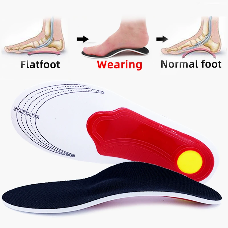 Orthotic High Arch Support Insoles Gel Pad 3D Arch Support Flat Feet For Women / Men orthopedic Foot pain shoe insoles,orthopedic insoles