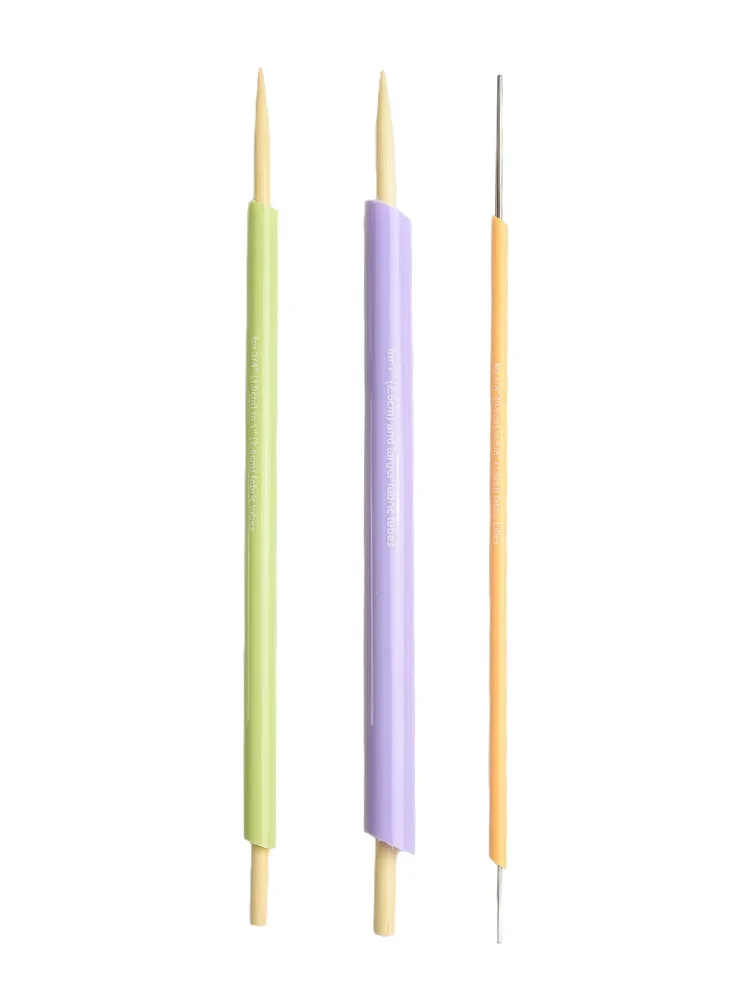 3 PCS Quick Turn Fabric Set Assorted Sizes Tube Turner For Sewing DIY Tools Quick Turn Fabric Set Assorted Sizes Tube Turner