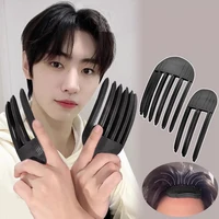 1/2 pièces Simple moelleux cheveux racines Clips sans chaleur haute Vertex bigoudi style moelleux femmes hommes Volume vent sculptant peigne 1