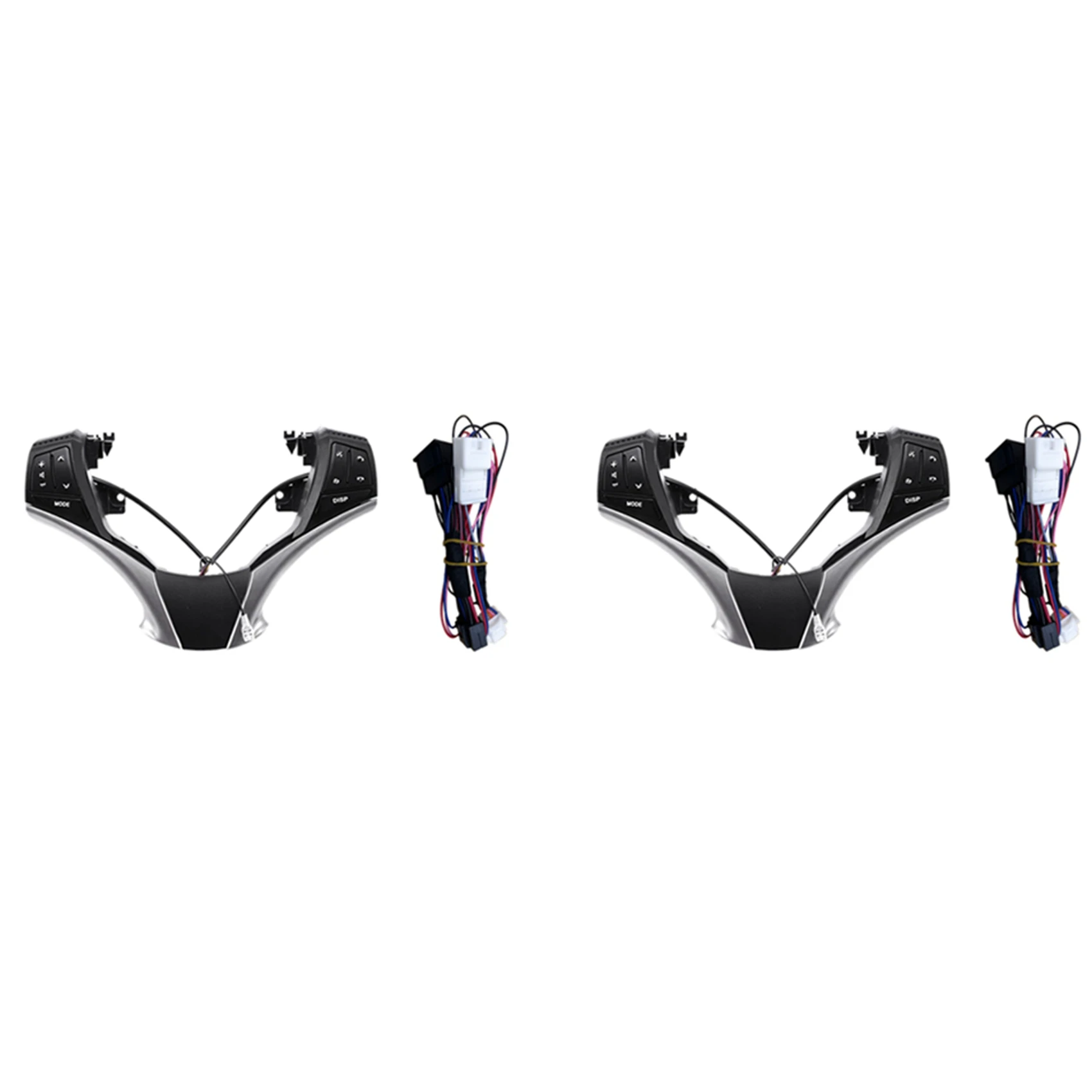

2X Car Steering Wheel Switch Button Cruise Control Switch Audio Control Switch for Toyota Yaris 2013-2016 84250-0D120
