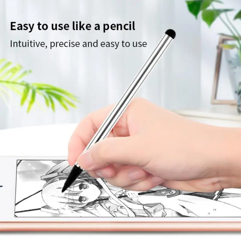 

2 In 1 Stylus Pen For Smartphone Tablet Drawing Capacitive Pencil Universal Android Mobile Screen Touch Pen For Lenovo Tablet