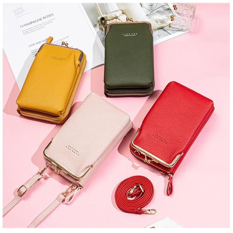 Women's Shoulder Bags Multicolor Cell Phone Bags for Women Solid Color Female Crossbody Bag Bolsa Messenger Hand Bag
