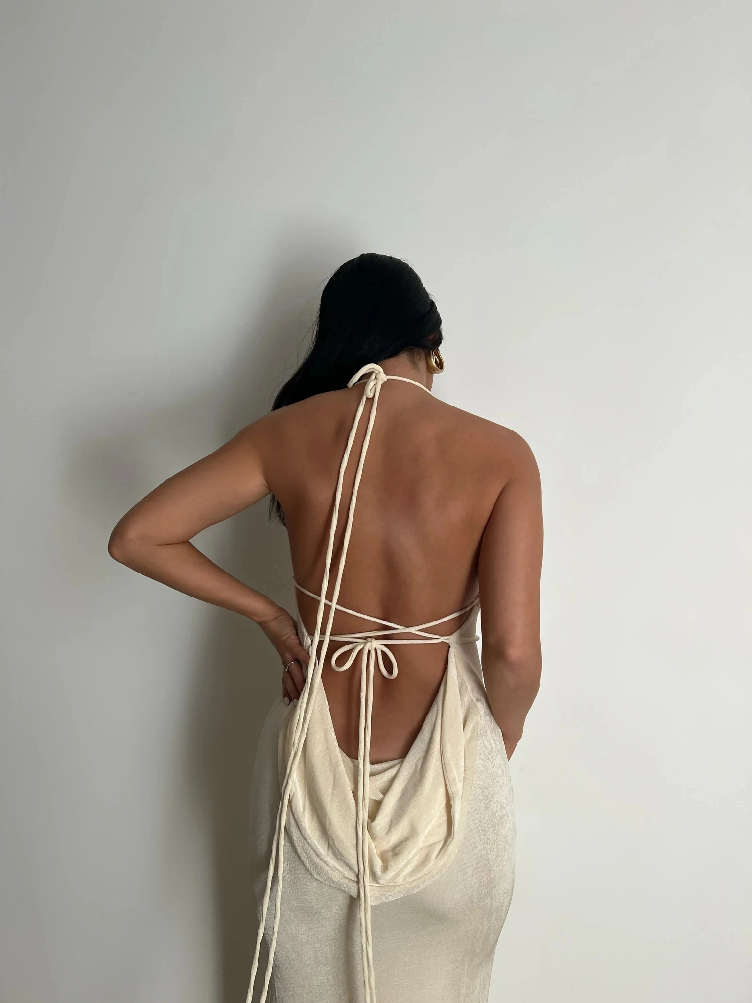 BoozRey Sexy Bandage Sleeveless Dresses for Women 2022 Summer Backless Midi Dresses Elegant Off The Shoulder Beach Robe Dress