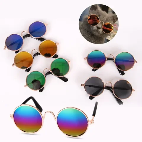 

For Dogs Cats Pet Accessories Glasses Sunglasses Harness Accessory Puppy Products Decorations Lenses Gadgets Goods For Animals