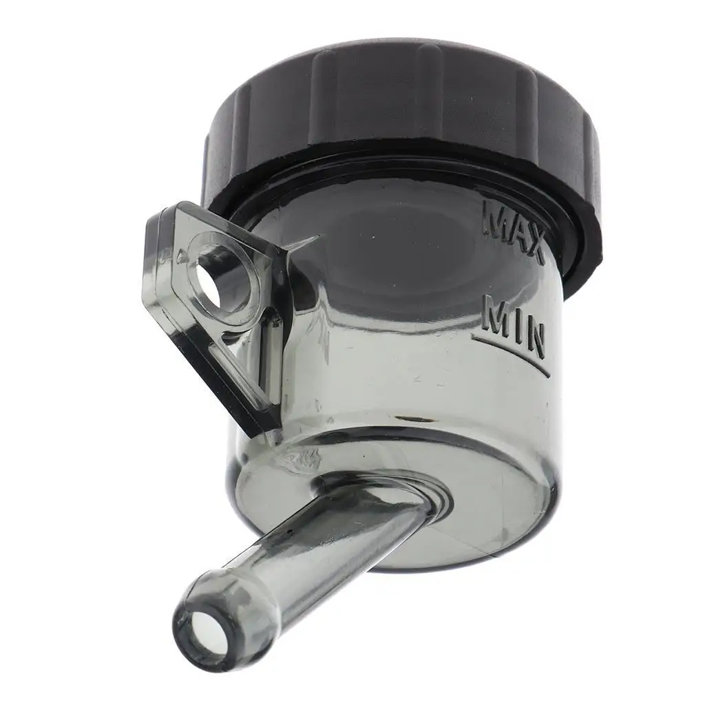 Motorcycle Brake Reservoir 2X Motorcycle brake fluid reservoir made of plastic Expansion tank black