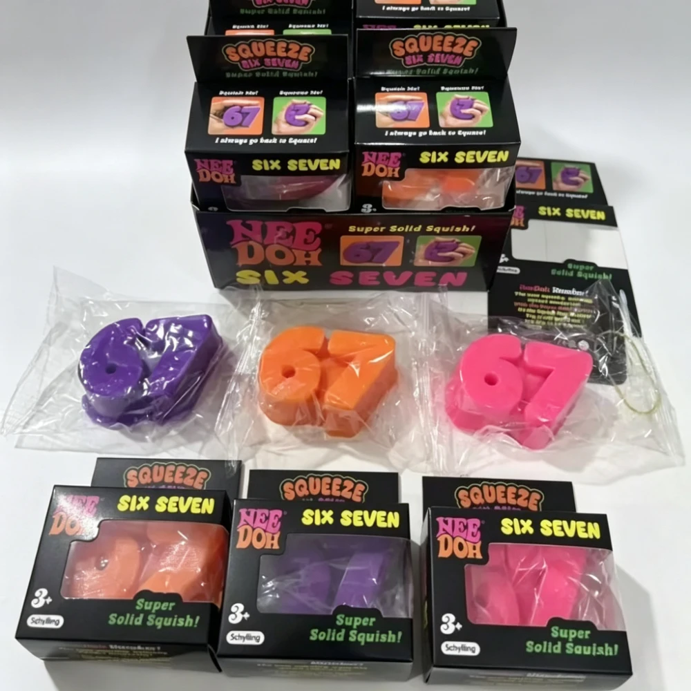 NeeDoh Squeeze Toy: Soft Stress Relief Sensory Fidget and Relaxation Hand Squeezer