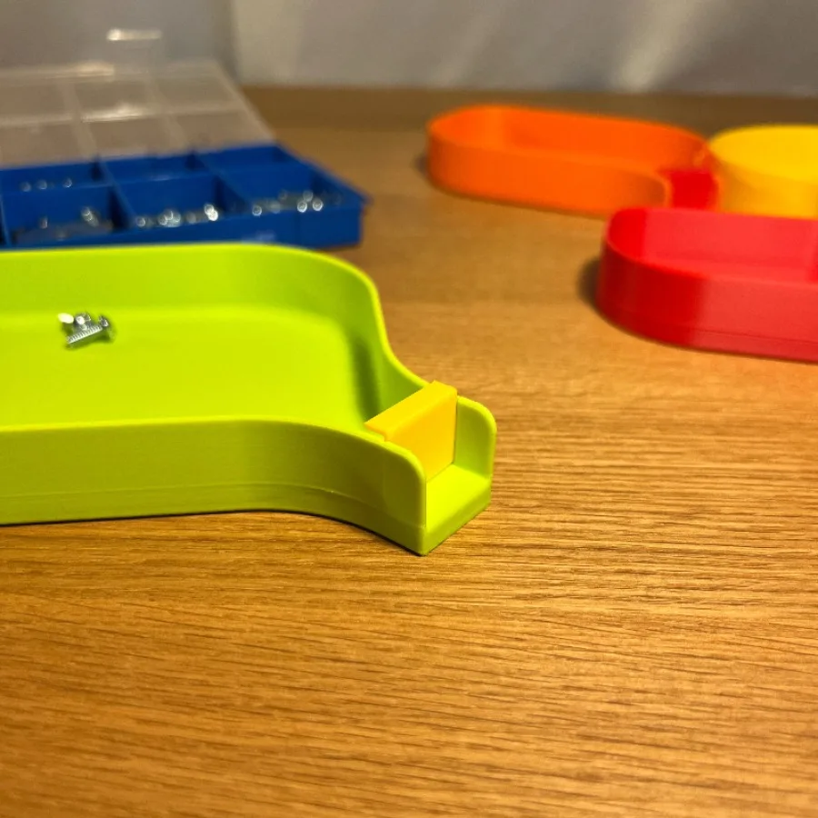 Tool storage funnel tray, screws, bolts, beads and other small items accidentally spill over, practical items for daily storage - 4