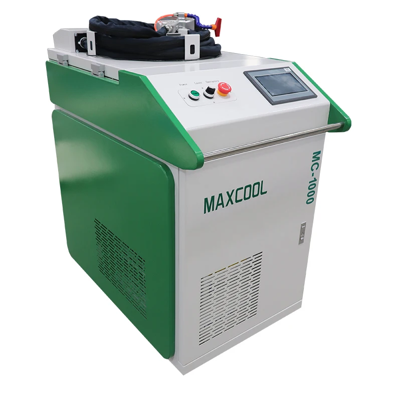 

Maxcool Fiber Laser Cleaner Machine Metal Rust Oxide Painting Coating Graffiti Removal Laser Machine 1kw-4kw Water Cooling