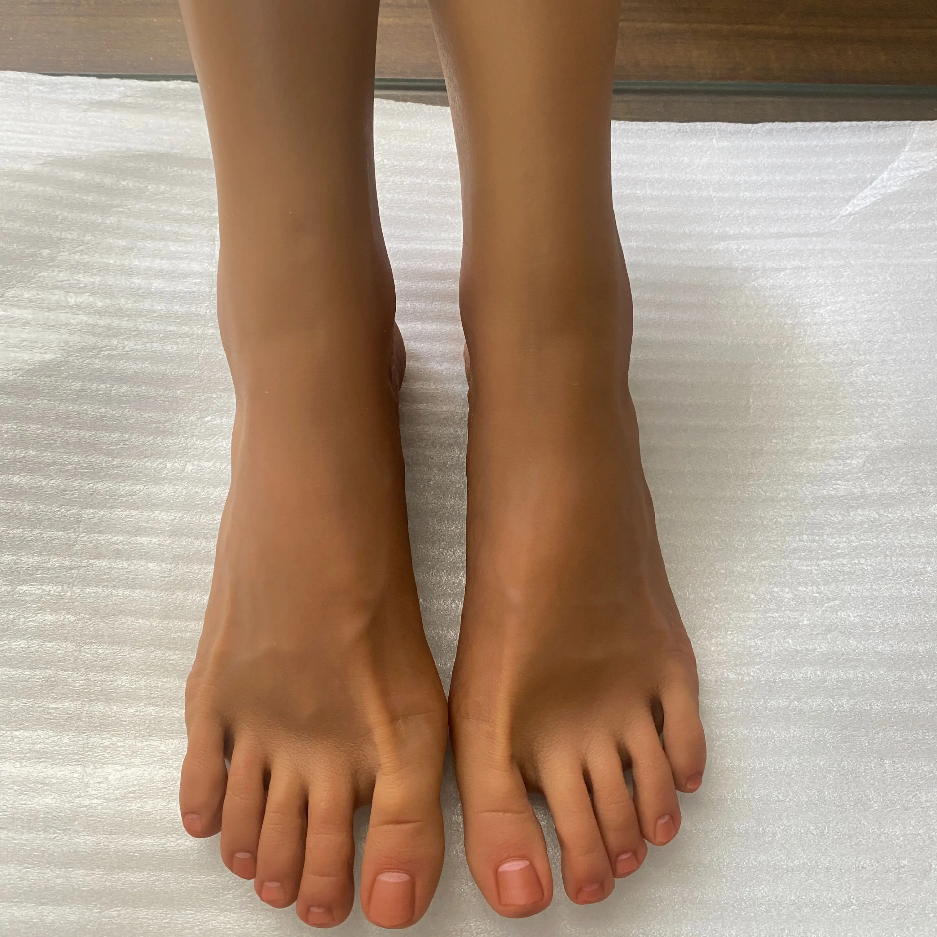 Kobiece silikonowe nóżki do pielęgnacji paznokci Model stopy symulacyjne manekiny z fetyszem kości do butów Footjob Sock Display J3723
