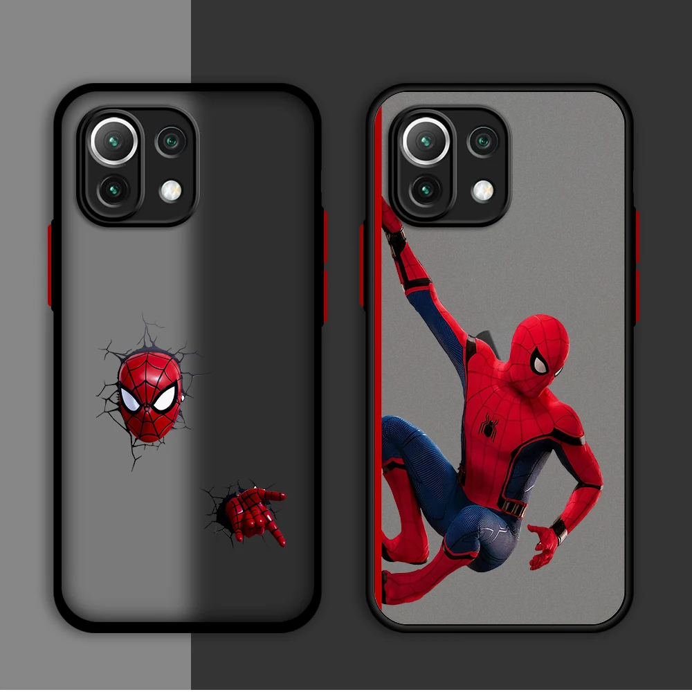 Custodia Morbida Funda Hard Pc Marvel Spiderman Venom Custodia Per Telefono Per Xiaomi Redmi 10C A2 9C 9T 12C K40 Pro 10 12 5G 9 A1 9A