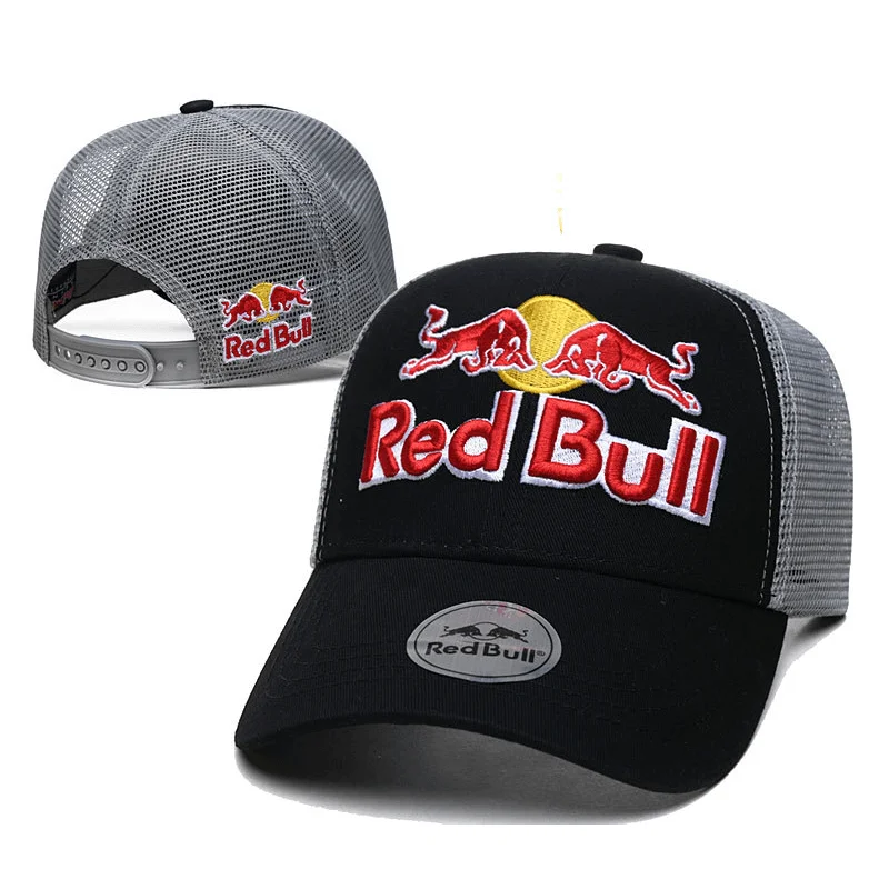 Fashion Red Bull Baseball Cap Embroidery  Men Women Four Season Outdoor Trucker Cap Outdoor Casual Sport Visor Sunscreen Hat 3