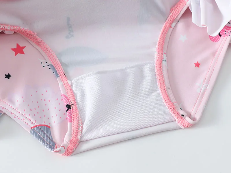 Children Buoyancy Swimsuit Kids Ruffles Sleeveless Swimming One Pieces with Cap Floating Swimming Wear