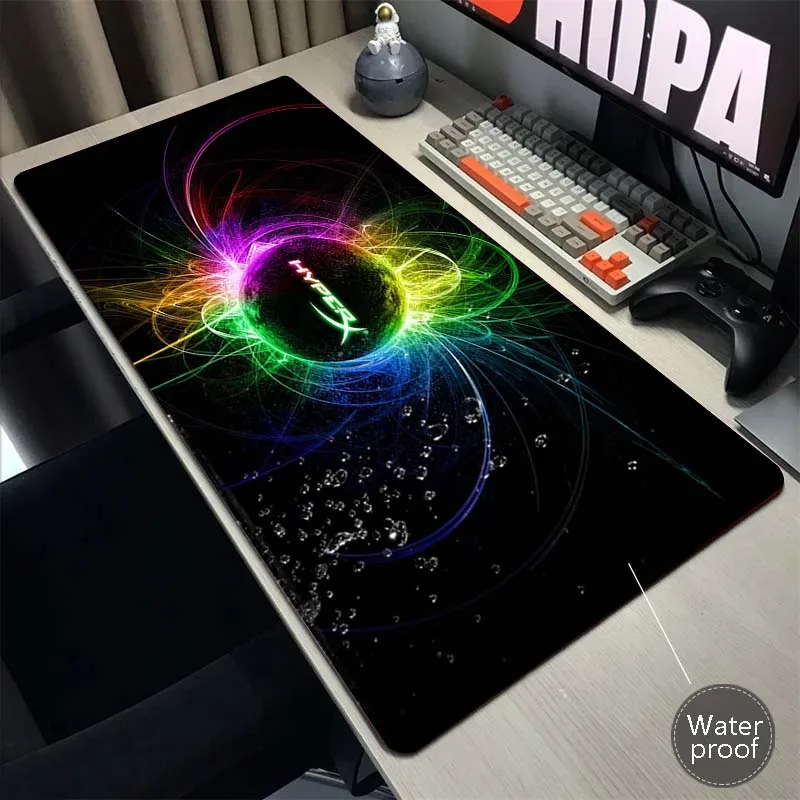

HD Print HyperX Mouse Pad Large Computer Gaming Accessories MousePad Desk Mat Anti-slip Laptop Soft Micepad Waterproof Mouse Mat