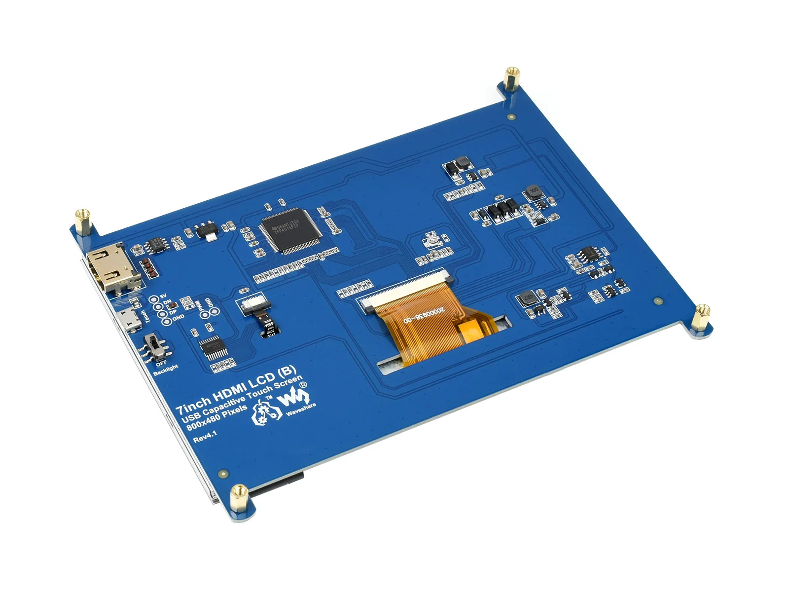 Waveshare-7 ġ HDMI LCD (B) 800x480  뷮 ġ ũ HDMI ̽,   BB   ٳ /ο