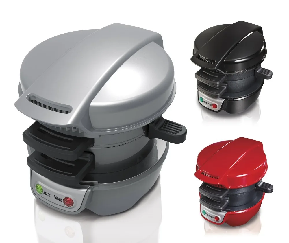 Small Electric Hamburger grill Dual Breakfast Sandwich Maker Electric