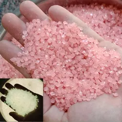 Luminous Glow-in-the-Dark Pebble Stones for Home and Garden Decor (1000 Pieces) (Orange red)